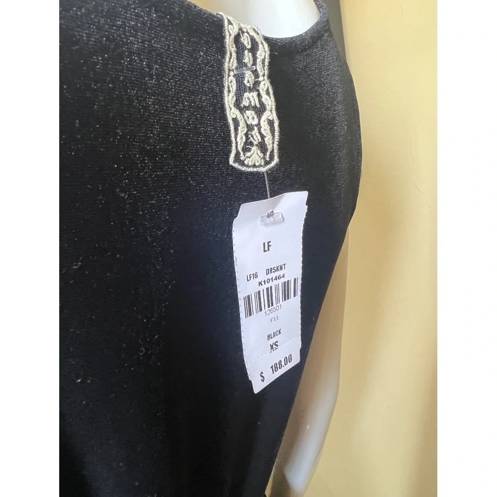 NWT Love Me Black Velvet High-Low Elegant Dress SZ XS🖤 - Picture 8 of 8